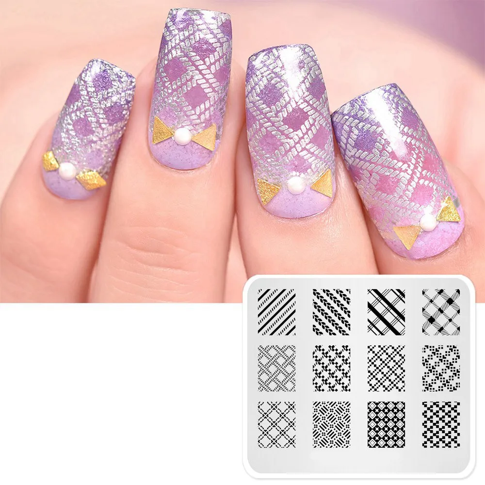 Personality Design Nail Art Stamp Polish Stamping Plates For Beauty Nails