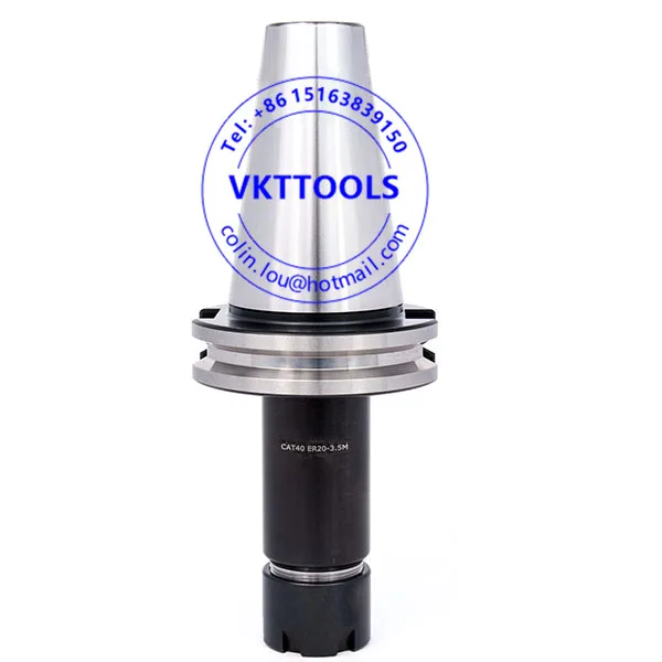 America ANSI ASME B5.50 CAT40 CV40 ER11M ER16M ER20M ER25M Collet Chuck With M Type Mini Nut DIN6499 Tool Holder Inch