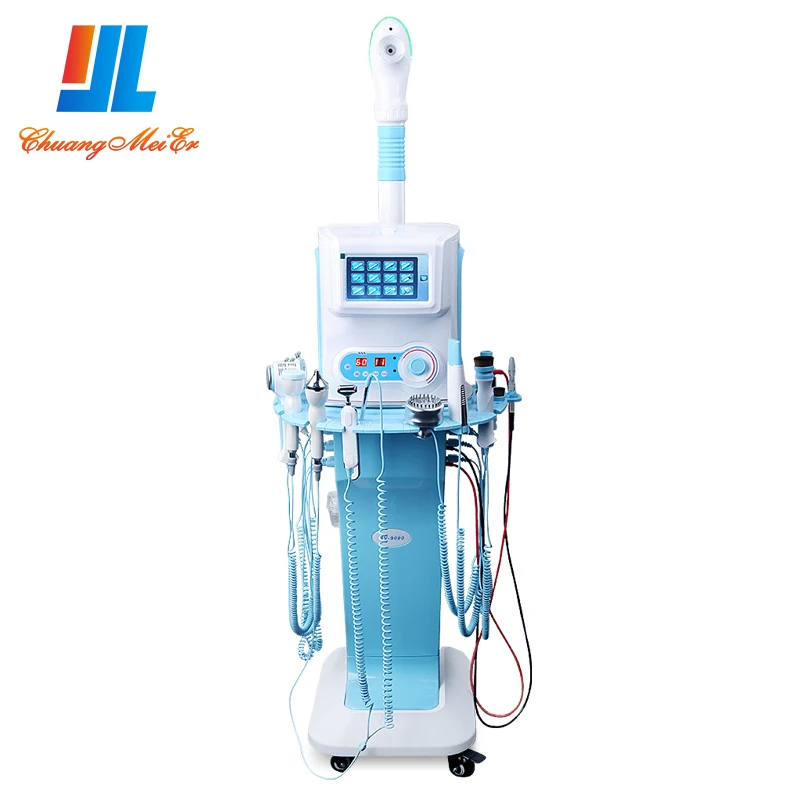 professional skin care therapy 14 in 1 galvanic and high frequency facial machine with pdt light