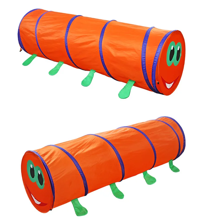 children crawling folding tunnel kids play tunnel tent