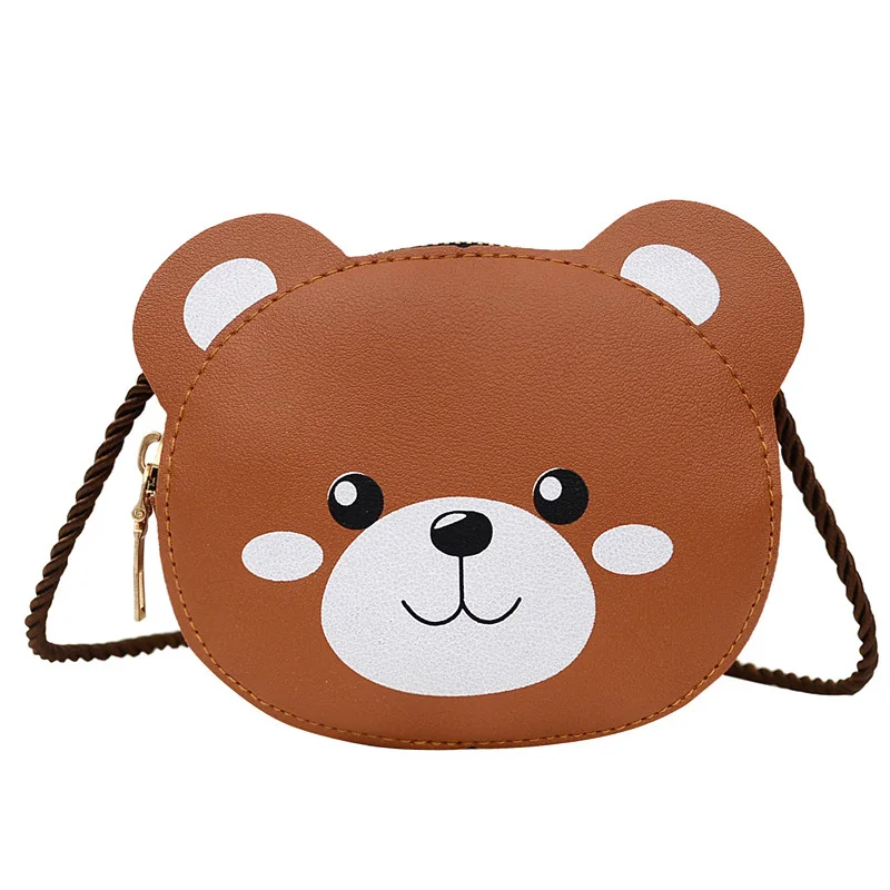 Kids Girl Crossbody Bags Cute Cartoon Animal Coin Purse Handbag Children Wallet Small Coin Shoulder Bag