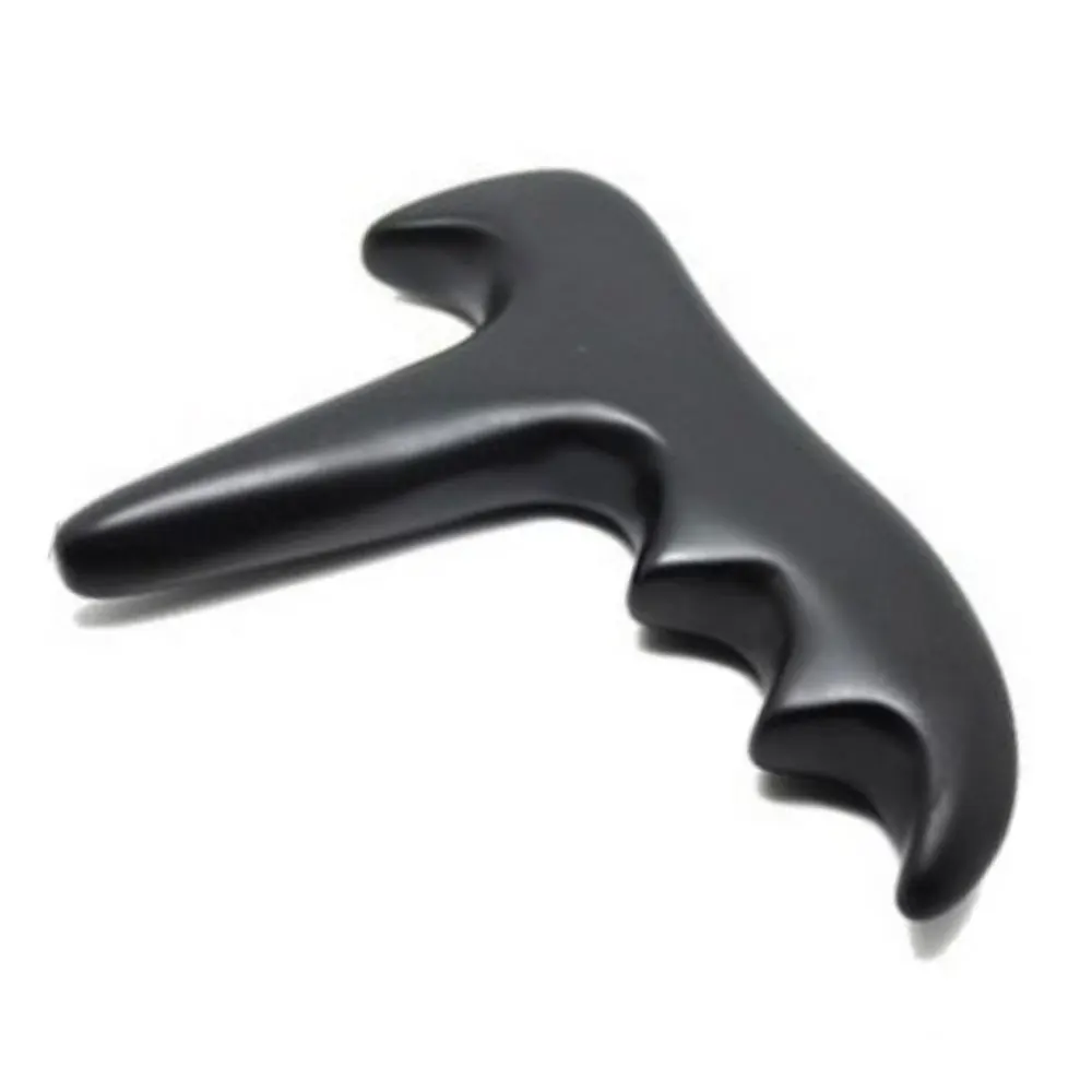 New  Factory Face and Body Lifting Black Bian Stone Guasha Facial Massager Gua Sha Tool