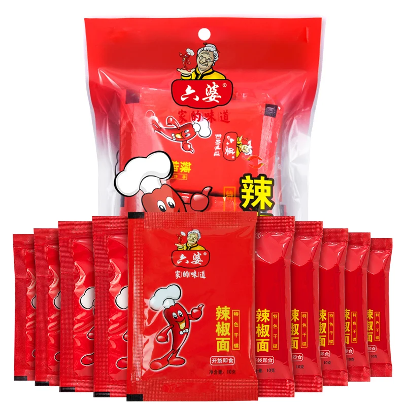 Liupo 10g * 10 bags hot red chili powder seasoning