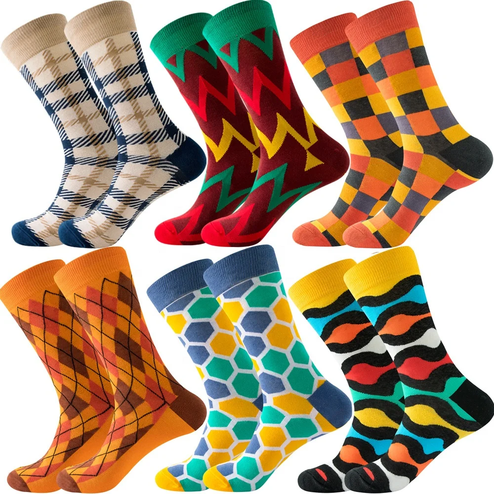 Newest Felices Cotton Custom Socks Logo Fashion Happy Socks Wholesale
