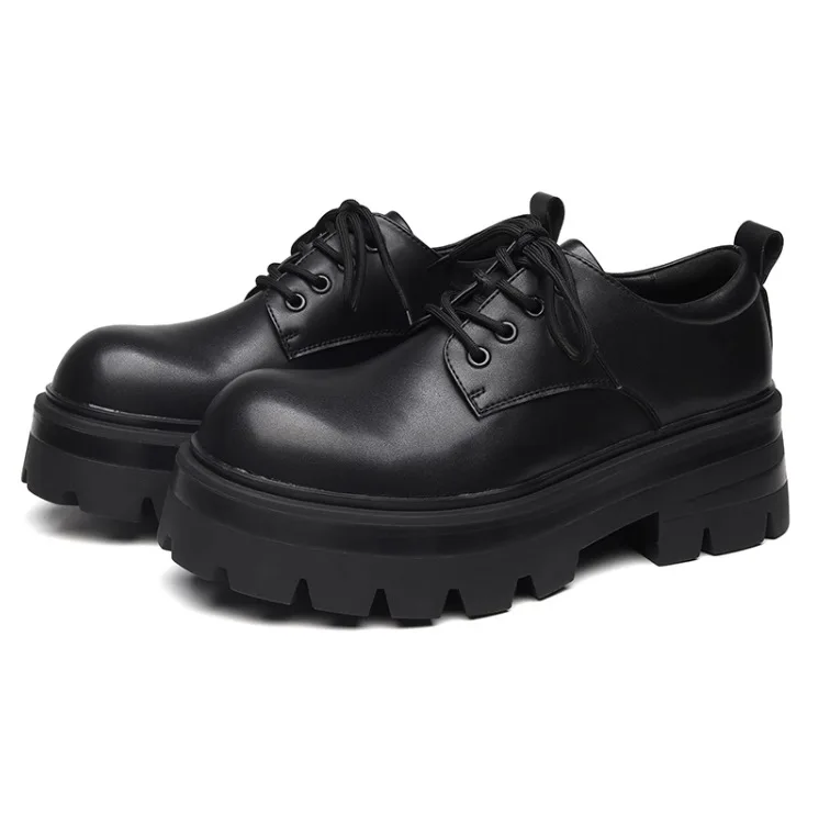 Zapatos обувь на массивной платформе из искусственной кожи размеры Высококачественная для мужчин натуральной дышащие повседневные лоферы с низким верхом