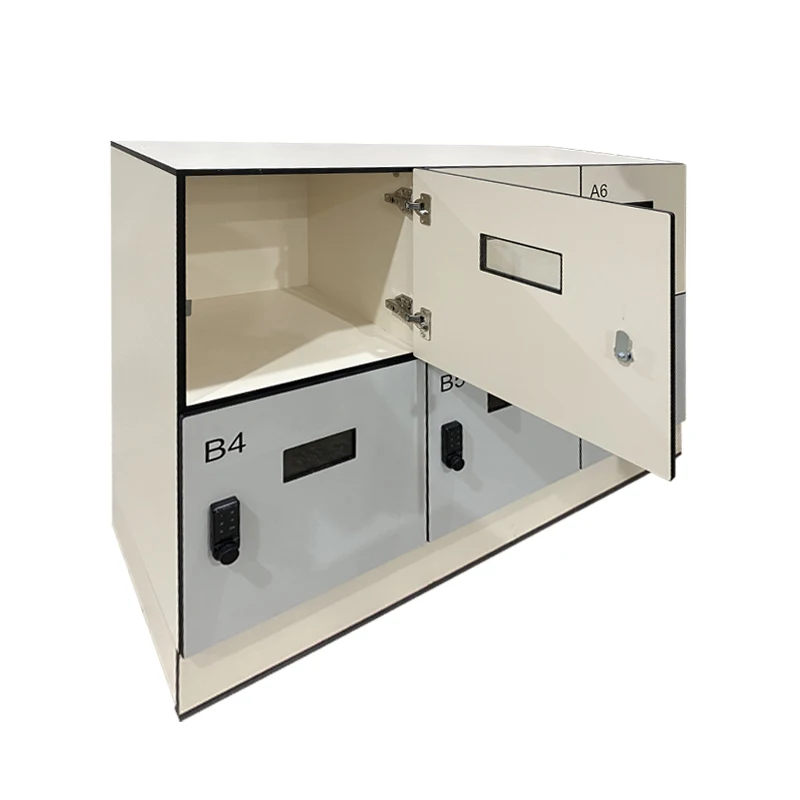 New Model Double Tier Mixed Color Customized Locker with Digital Lock