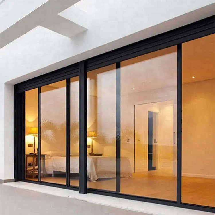 Aluminum Glass Sliding Door Exterior Double Glazing Aluminum Profile For Sliding door And Window