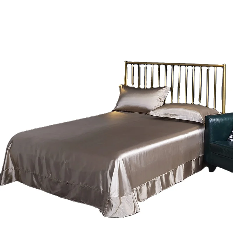 Bulk Cheapest Warm Super King Custom Printed Luxury Floral Silk Satin Bed Sheets