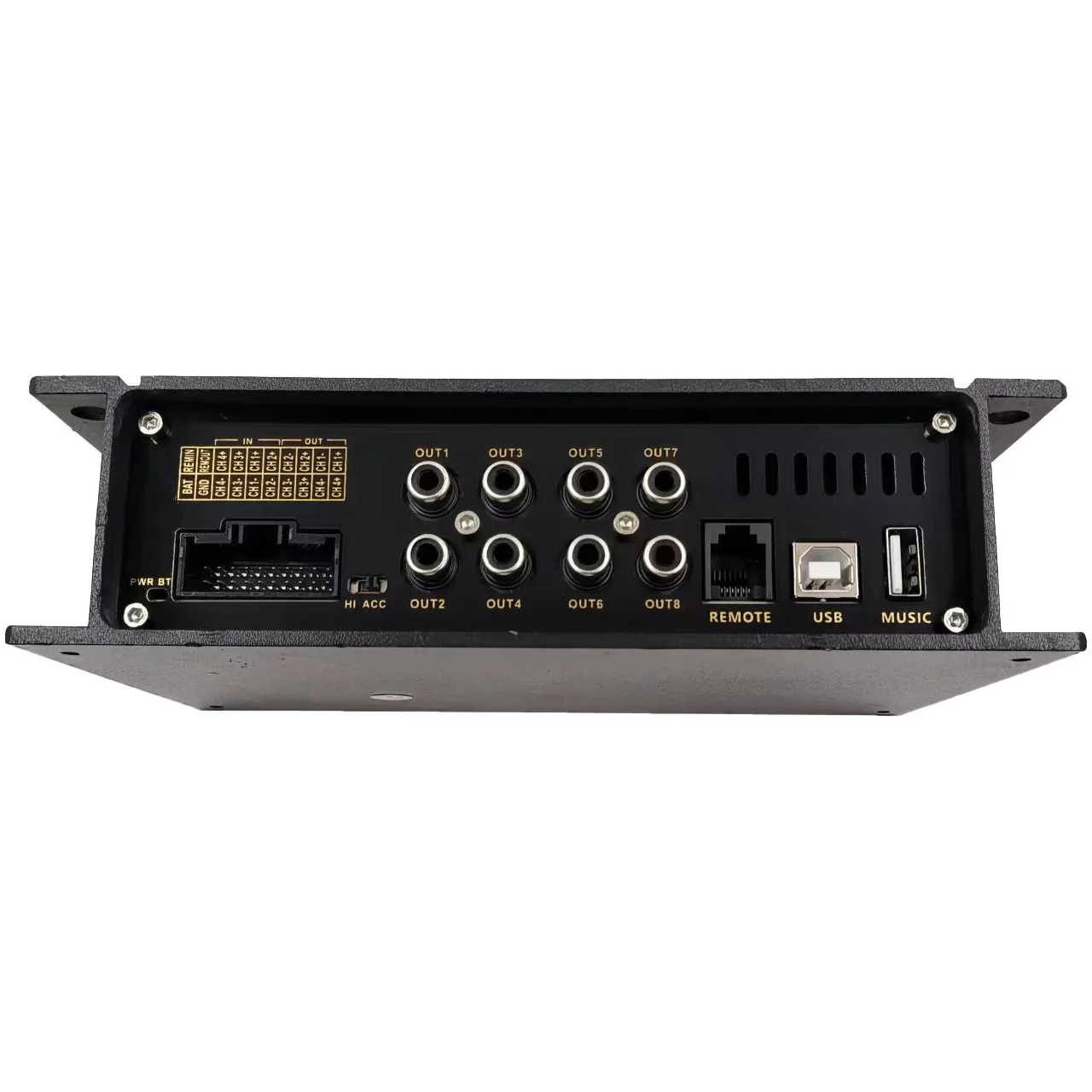HIFI DIGITAL SOUND PROCESSOR Car DSP Digital Signal Processor Car Amplifier Equalizer 8-Channel Output 4-Channel Input