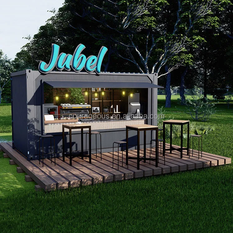 container van kiosk modern container coffee shop design
