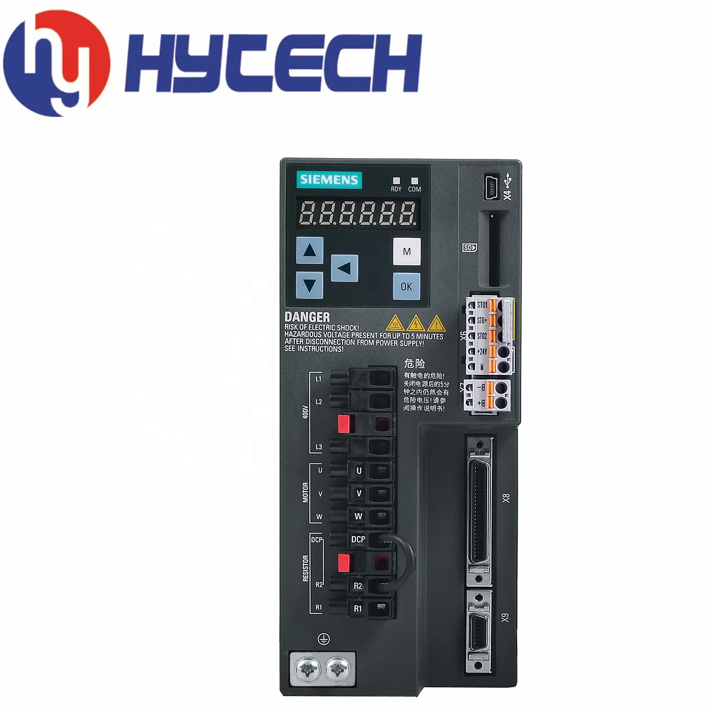 Абсолютно Новый SINAMICS V90 ССА модуль 3 AC 380-480V 0.75kW 6SL3210-5FE10-8UA0 для SIEMENS