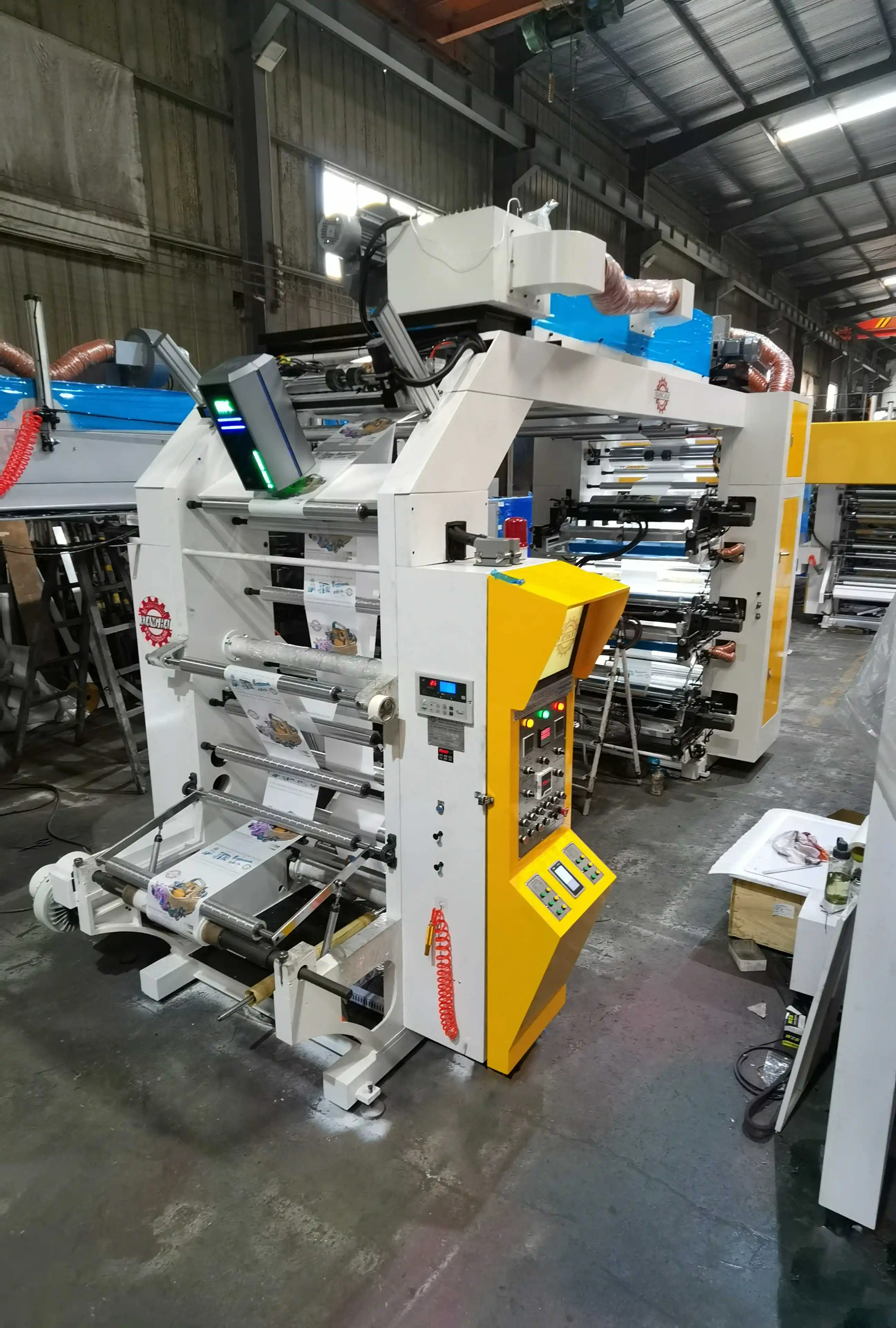 High Speed pp opp pe  plastic film  bag paper belt  Flexo Printing Machine