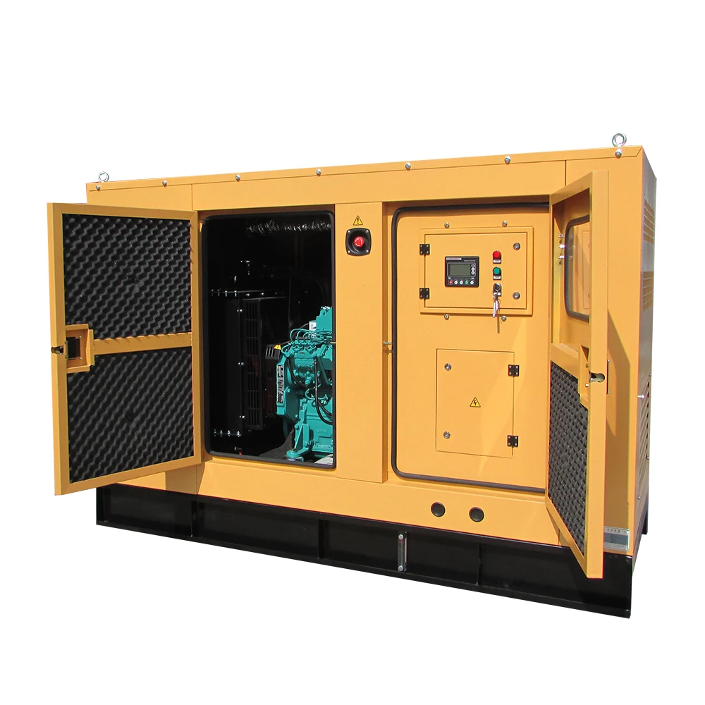 5/15/25/35/50/80/100/120/150/180/200/250 KW KVA water cooled 3P super silent diesel generator set