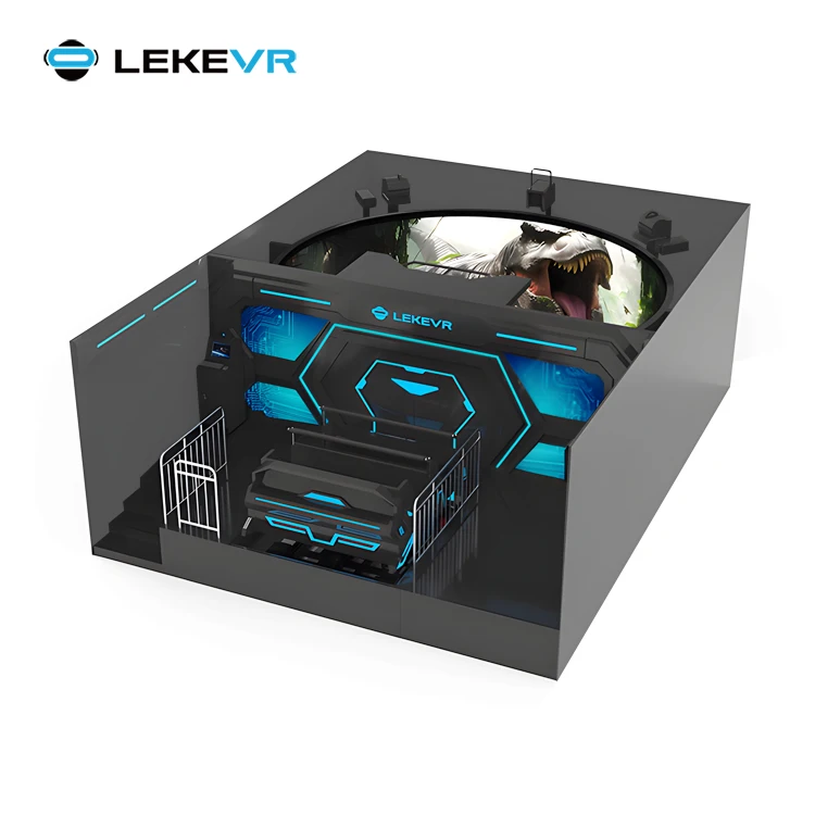 LEKE VR Adventure XD 7D 9D Track Cinema Machine for Shopping Malls Naked-eye Cinema