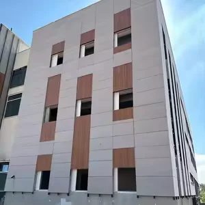 Exterior Wall Fiber Cement Board Waterproof Panel Office Decoration