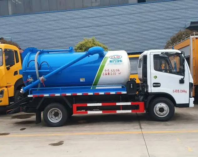 China top brand Sewage suction vehicle vacuum tank sewage suction truck for sale cheap price