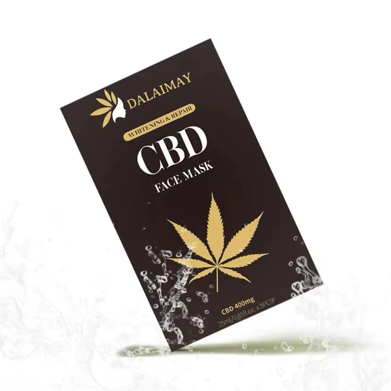  Маска для лица CBD конопляная фабрика лучшая отбеливающая маска увлажняющая натуральная Органическая конопляное масло