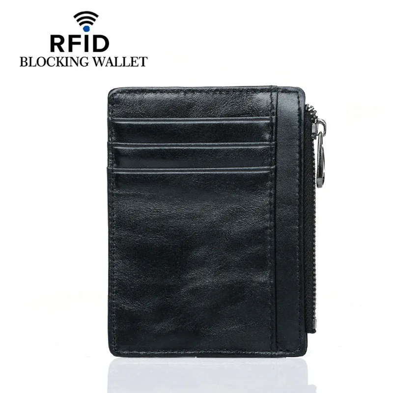 2022 New Design Toq Quality rfid Blocking Card Holder Portable PU Leather Credit Card Wallet