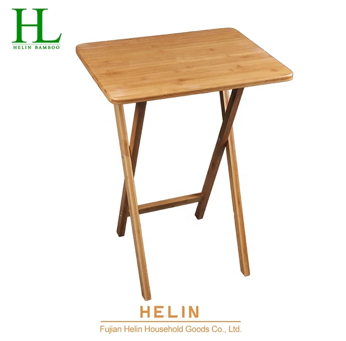 Bamboo Folding Snack Table Camping Folding Table Camping Table