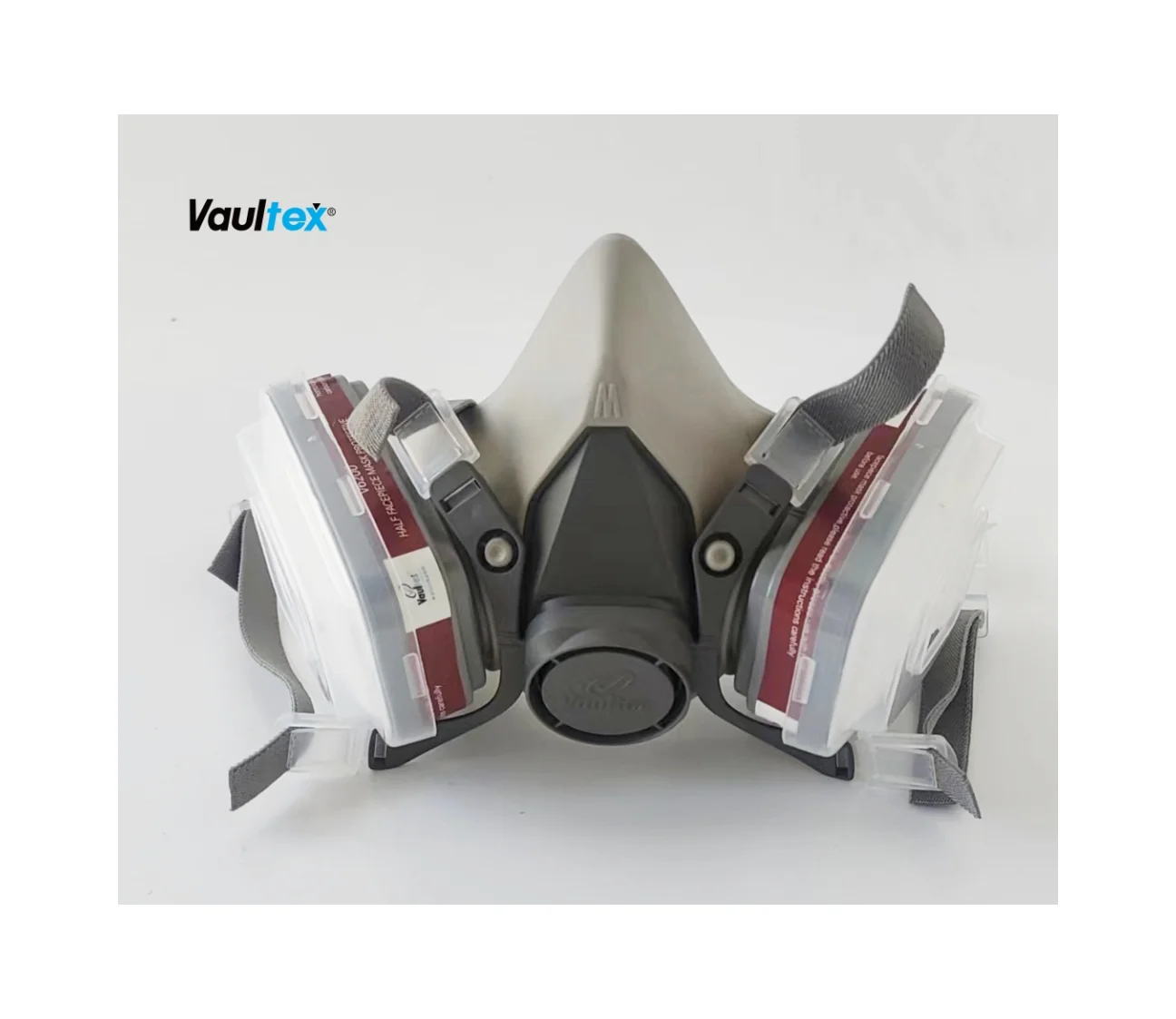 Vaultex Reusable Chemical Mask Respirator 6200 Half Face Mask Cover Breathing Filter Gas Mask