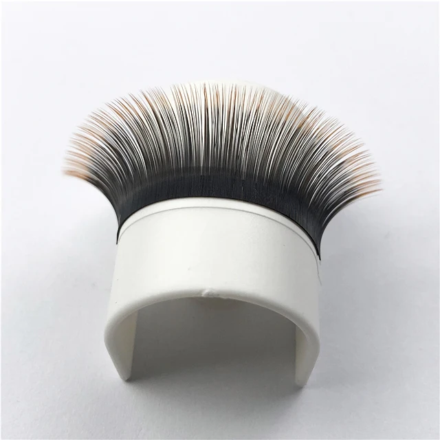 OEM Volume Private Label Korea False Colorful Eyelash Blue Packaging Box Rainbow Manufacturer volume eyelash tweezers