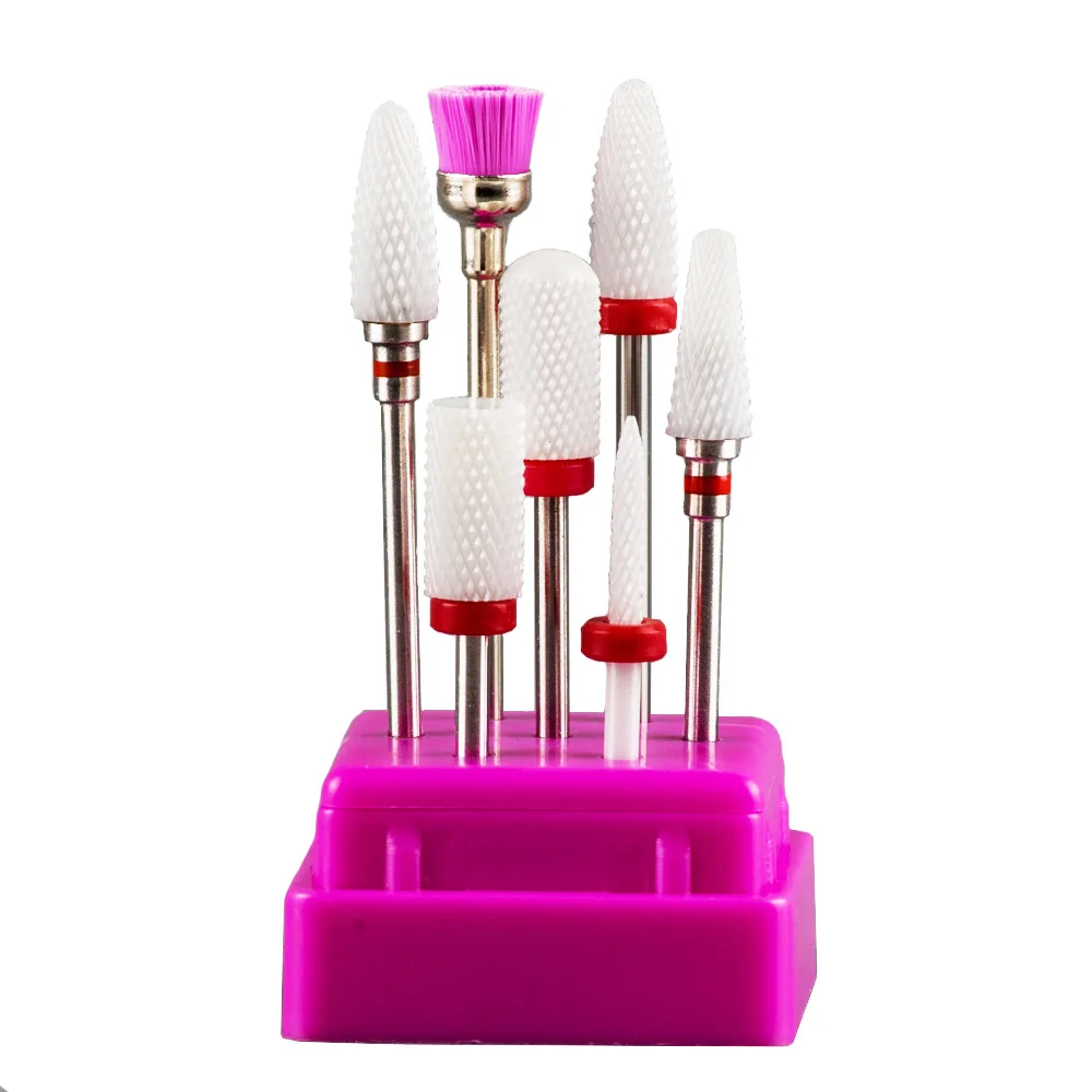 Горячая Распродажа, набор керамических насадок для ногтей