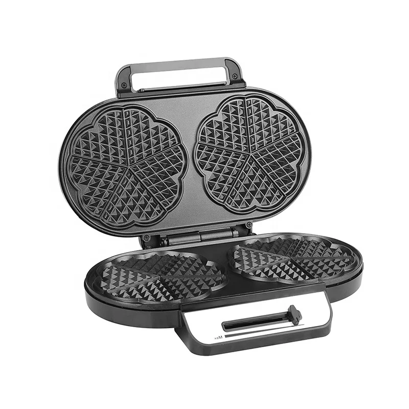 Stainless Steel Home Square Mini Electric Sandwich Belgian Waffle Maker