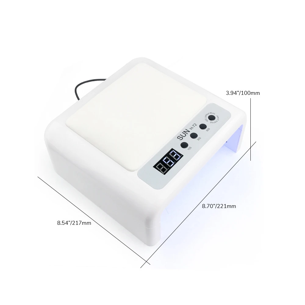Low Price Wholesale Nail Curing Lamp Machine Nail Art Tools UV Light Leather Foldable Hand Pillow Nail Lamp