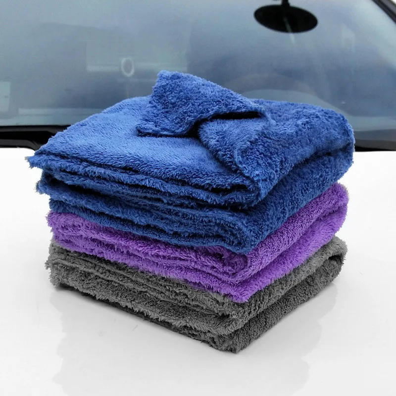 Microfiber Cloth for Car Cleaning Auto Detailing Wash Home Bath Beach Hotel Use Disposable Plain Style Towel Shijiazhuang Design