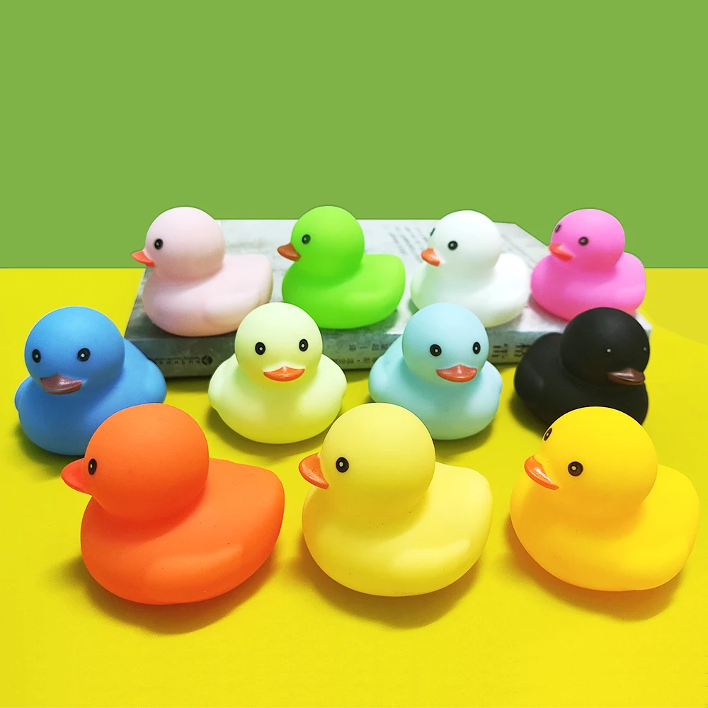 Wholesale 30pcs of Set PVC Bulk Yellow Rubber Promotional Eco-Friendly Diving Duck for Gift Decoration