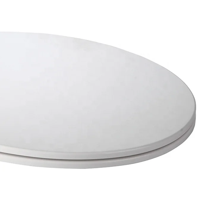 High quality standard bathroom UF plastic toilet cover with white color YC019