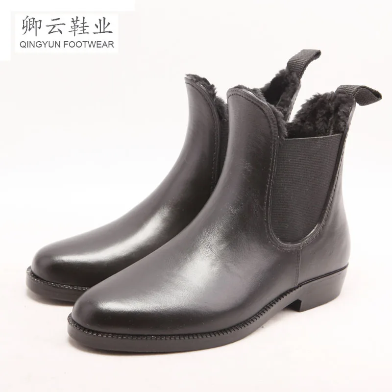 Factory mamufactuctor Children Women Men Fashion  Slush PVC Waterproof Horse Riding Boots