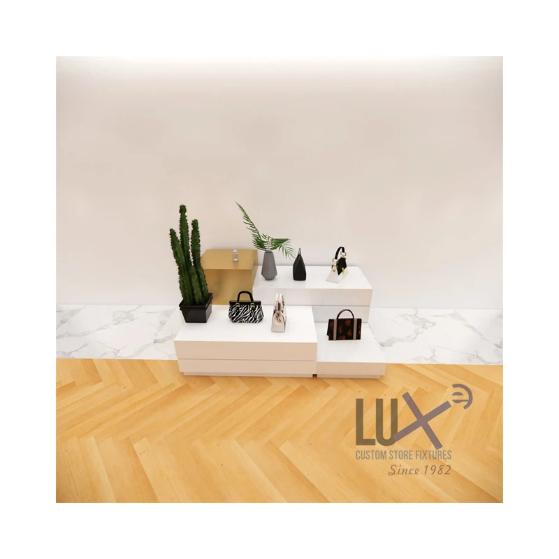 Роскошные сумки для магазина, интерьерный дизайн, полный магазин, магазин украшений, фитинг из МДФ с деревянной отделкой, Белая обувь и сумка, мебельная сумка, стоячий магазин
