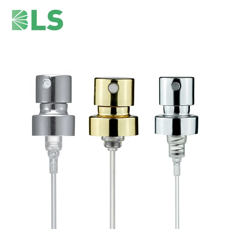 Crimp Pump Sprayer Gold Silver Easy Spray 15mm Aluminum Crimpless Perfume Pump For Perfume Bottle
