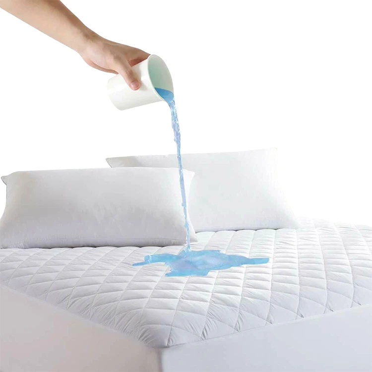 Premium Quilted Fitted Mattress 4-layer Breathable Noiseless 100% Waterproof comfortable