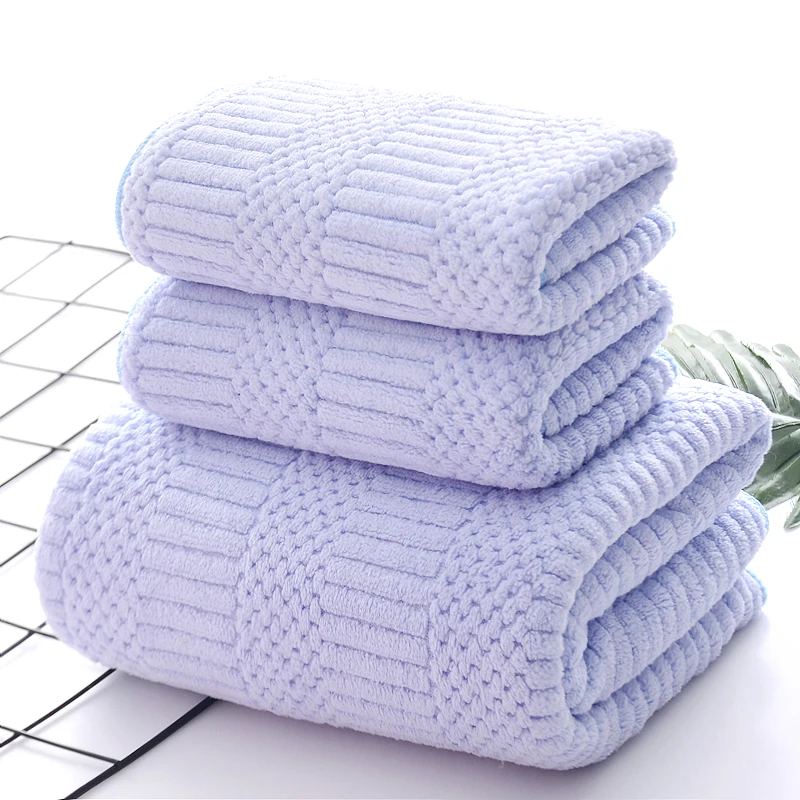 bulk absorbable coral fleece microfiber blanket or bath towel
