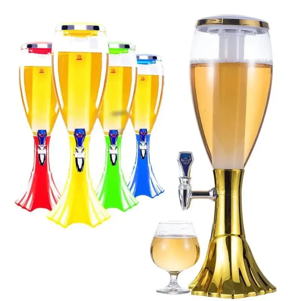Hot party soda drum Summer cooling beer drink tower dispenser dispenser for party families