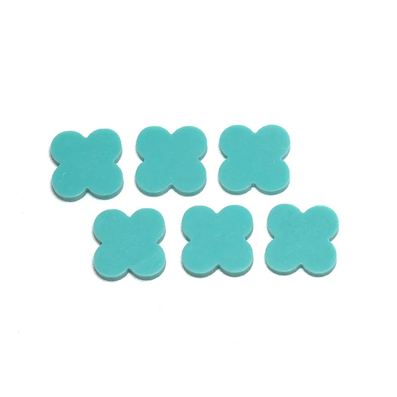 Synthetic turquoise Stone Four Leaf Clover Green Gemstone