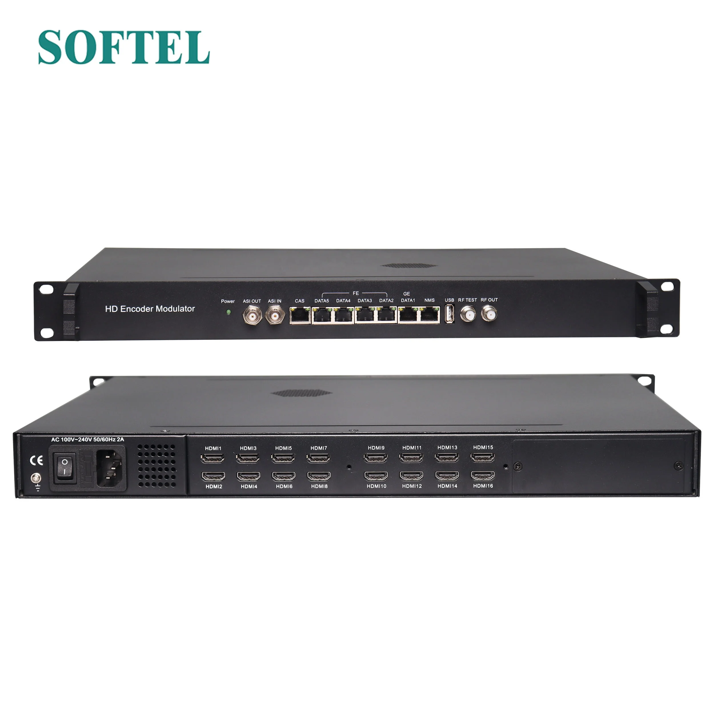 8 16 24 channels HD Encoder Modulator for Digital Headend