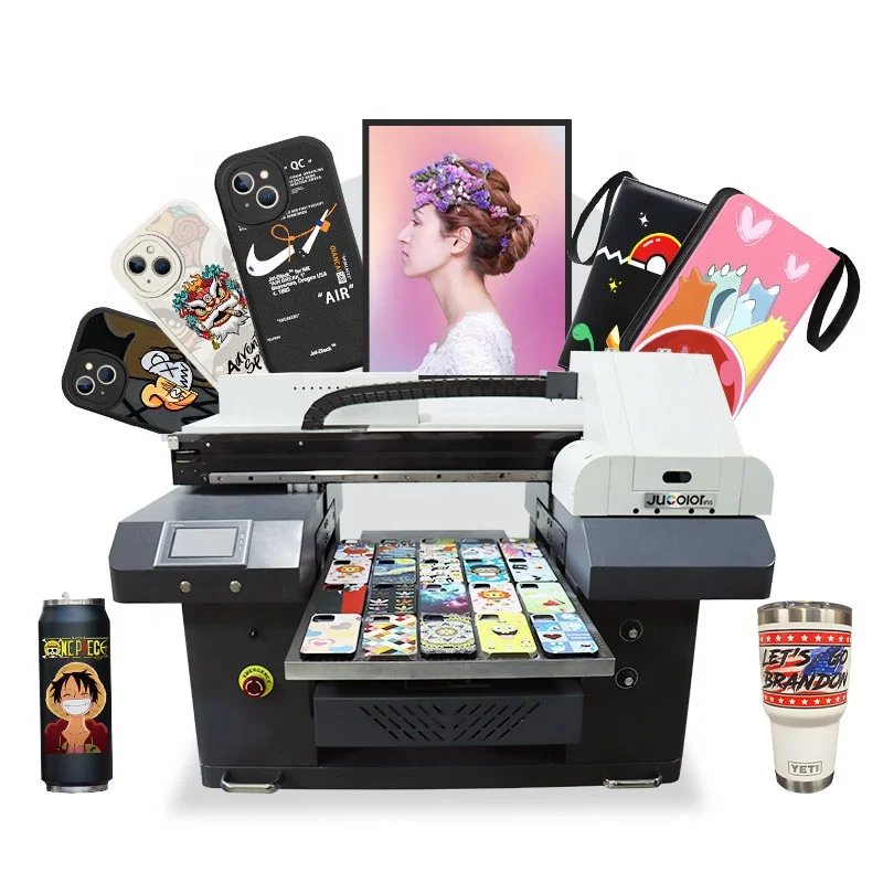 Jucolor CJ-UV4560D A2 UV Printer For Phone Case Metal Glass Acrylic