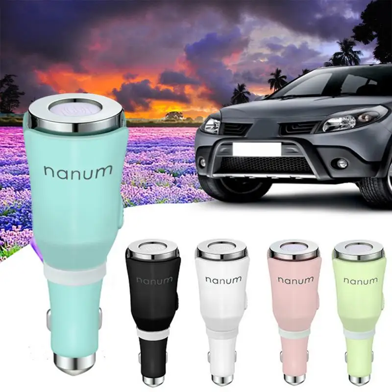 Perfume USB Car Charger Portable Air Freshener Waterless Aroma Diffuser Mini USB Aromatherapy Machine Car Aroma Diffuser
