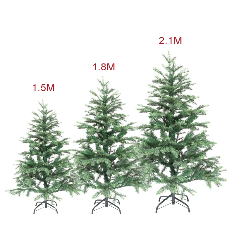 best deal Easy Assembly 5ft/150cm PE PVC mix 450 Branch Tips stable metal stand Christmas tree