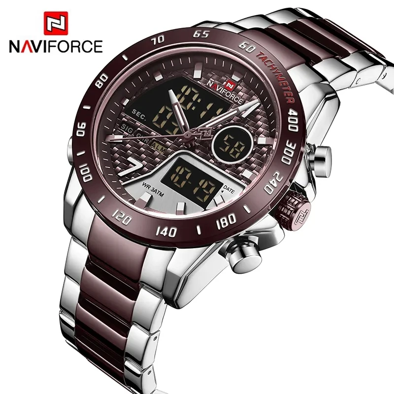 OEM NAVIFORCE 9171 Men Digital Watch Sport  Hot sale Mens Quartz Wristwatch Male Waterproof Clock Watches Relogio Masculino