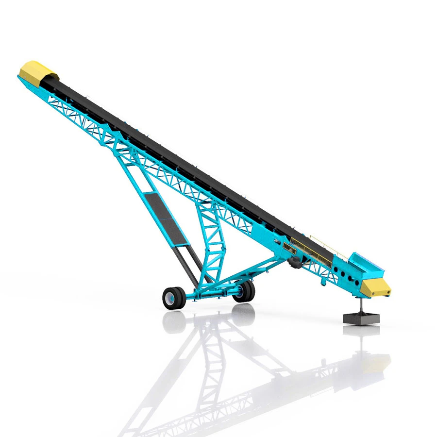 Portable Transfer Conveyor Jump or Grasshopper quick set-up and high production for for precious metals