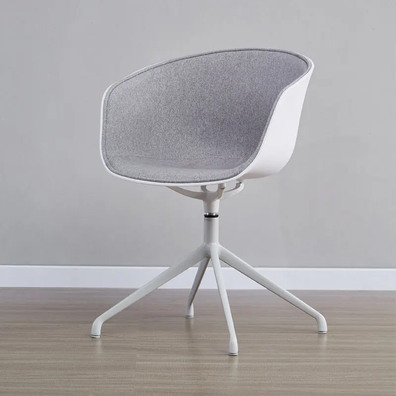 Factory Direct Sales Tall Metal Legs PP Moulded Back Swivel Home Office Revolving Adjustable Meeting Chair