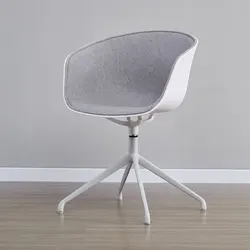 Factory Direct Sales Tall Metal Legs PP Moulded Back Swivel Home Office Revolving Adjustable Meeting Chair