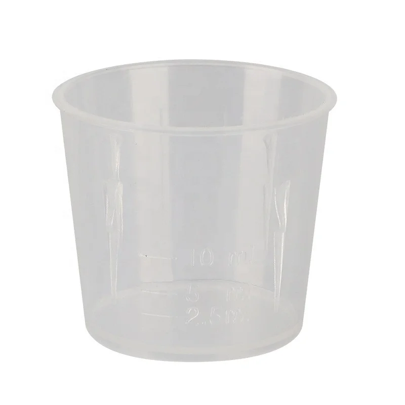 20ml Plastic Measuring Cup Laboratory Measuring Cylinder Food Grade Disposable Mixing Cups With Gradient Scale