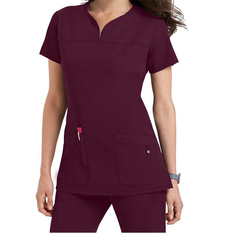 Hot Selling Hospital Uniforms For Woman And Male Doctor Scrubs Set Uniform Medical Scrub Navy Blue