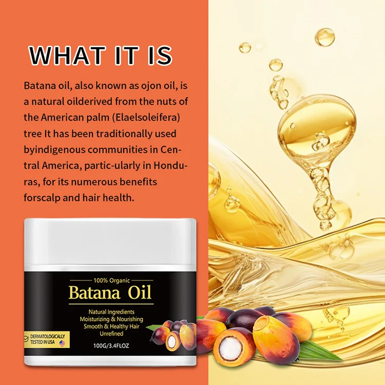 Private Label Batana Oil Organic Hair Growth Care 100% Natural Organic Promote Hair Growth Batana Oil