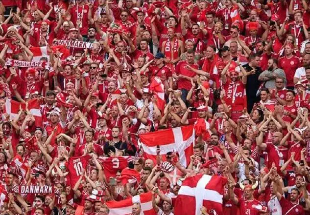 EK 2024 denmark sports trumpet football fan horn danish cheering soccer plastic adjustable horn